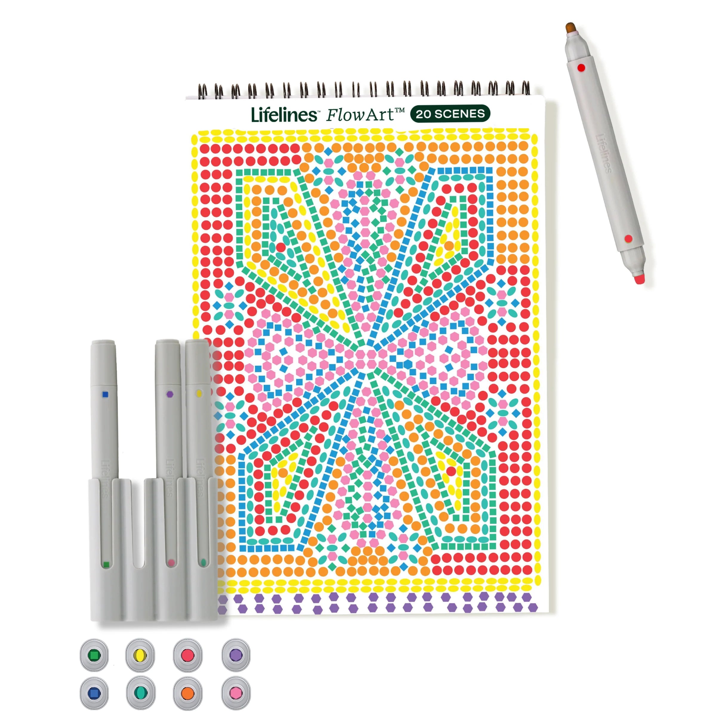 Dot-By-Letter Mediterranean FlowArt Pads