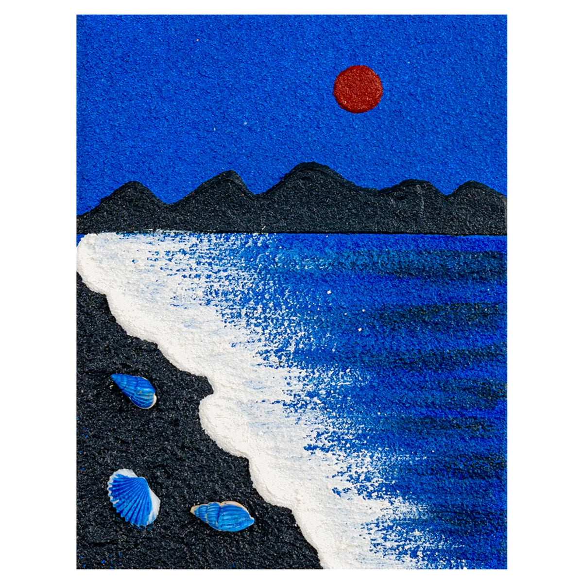 Moonlit Coast Textured Mini 3D Beach Art Kit - Image 3