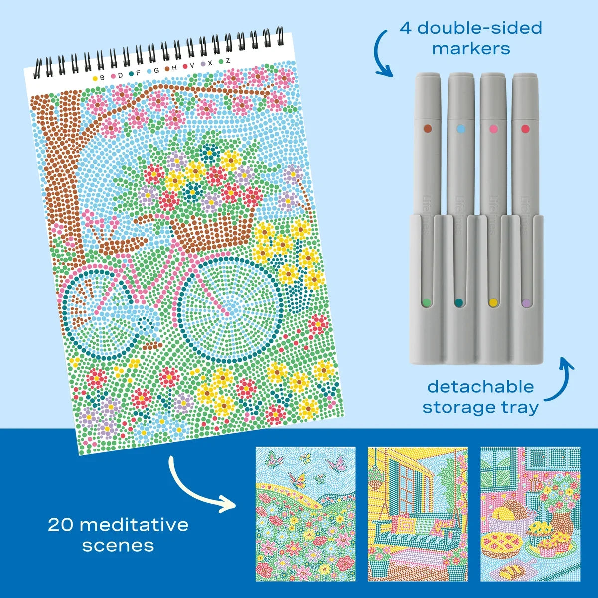 Dot-By-Letter Cozy Cottage FlowArt Pads - Image 5