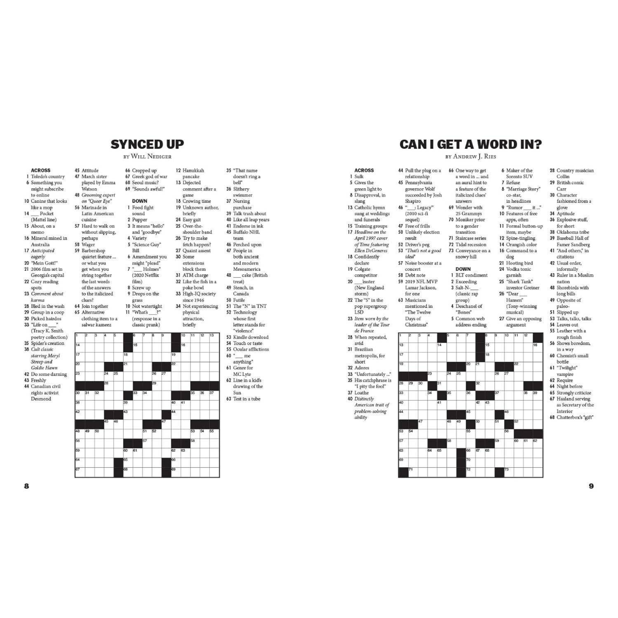 Vox Pop Culture Crosswords: 80 Puzzles for Curious Minds
