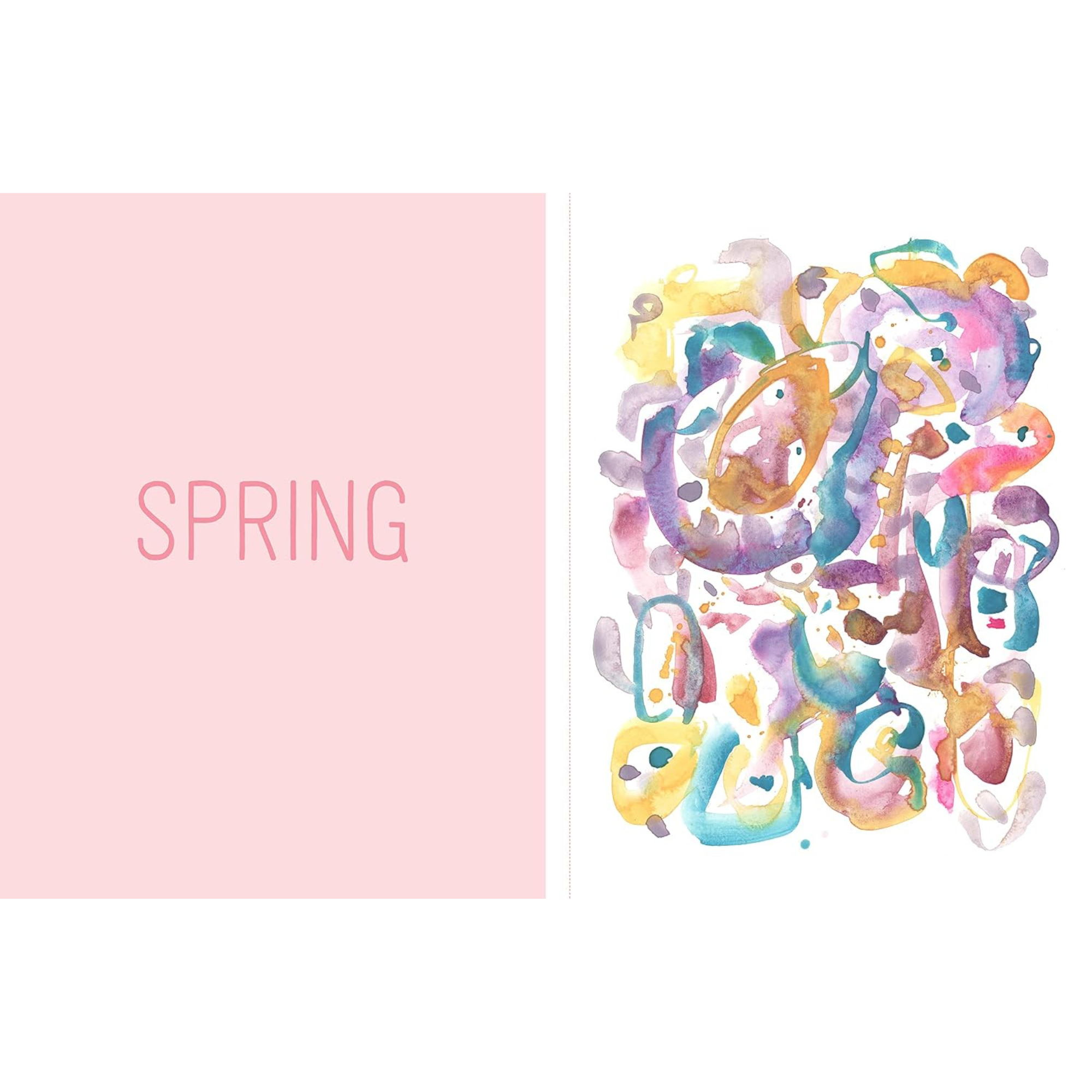 The Reverse Coloring Book: Through the Seasons