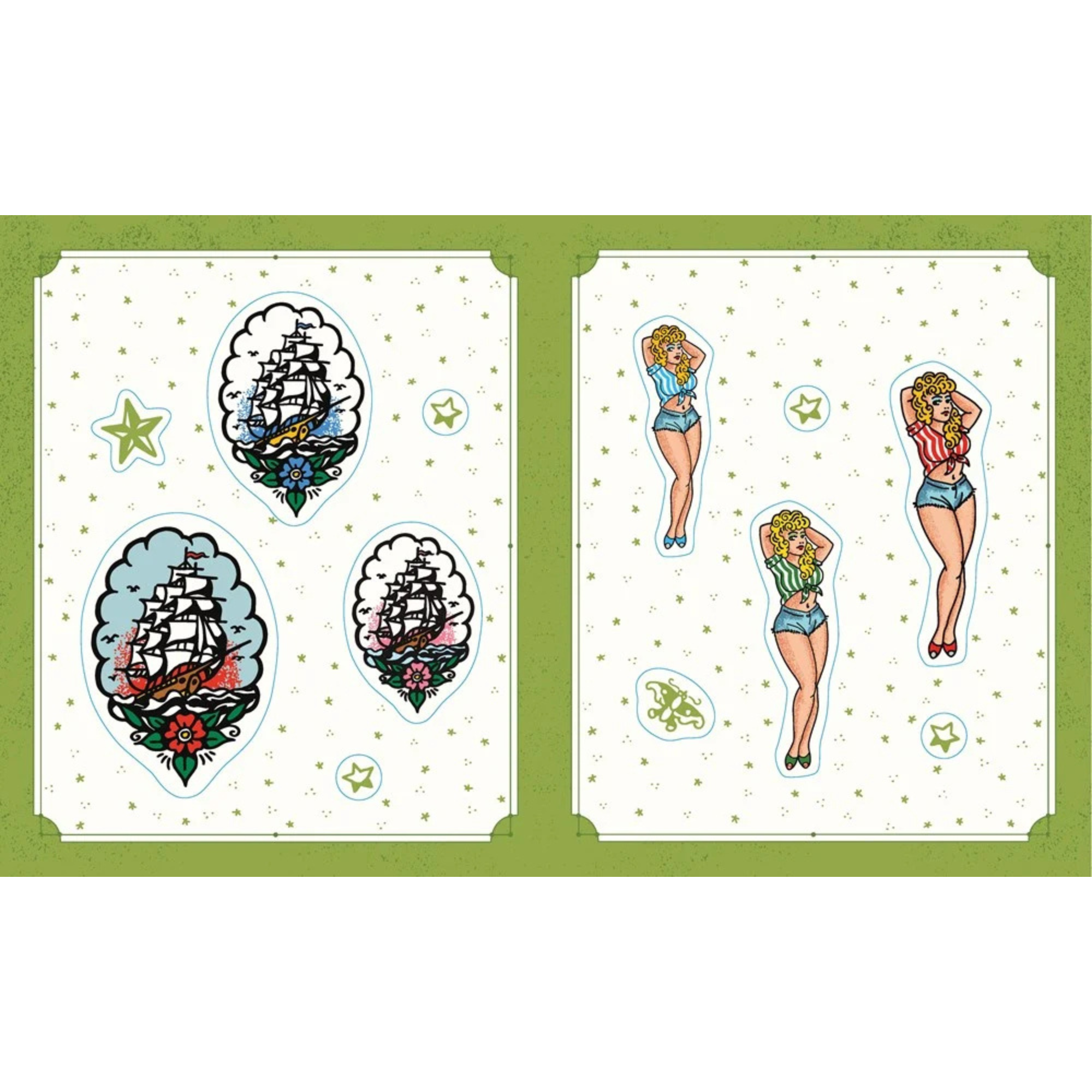 Sticker Book for People Who Love Tattoos