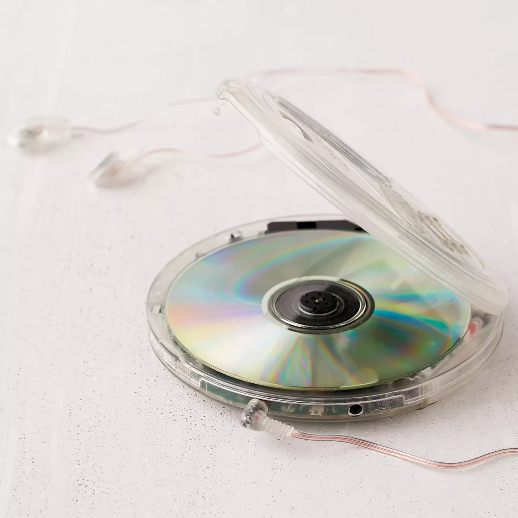 Clear Tech Retro CD Player