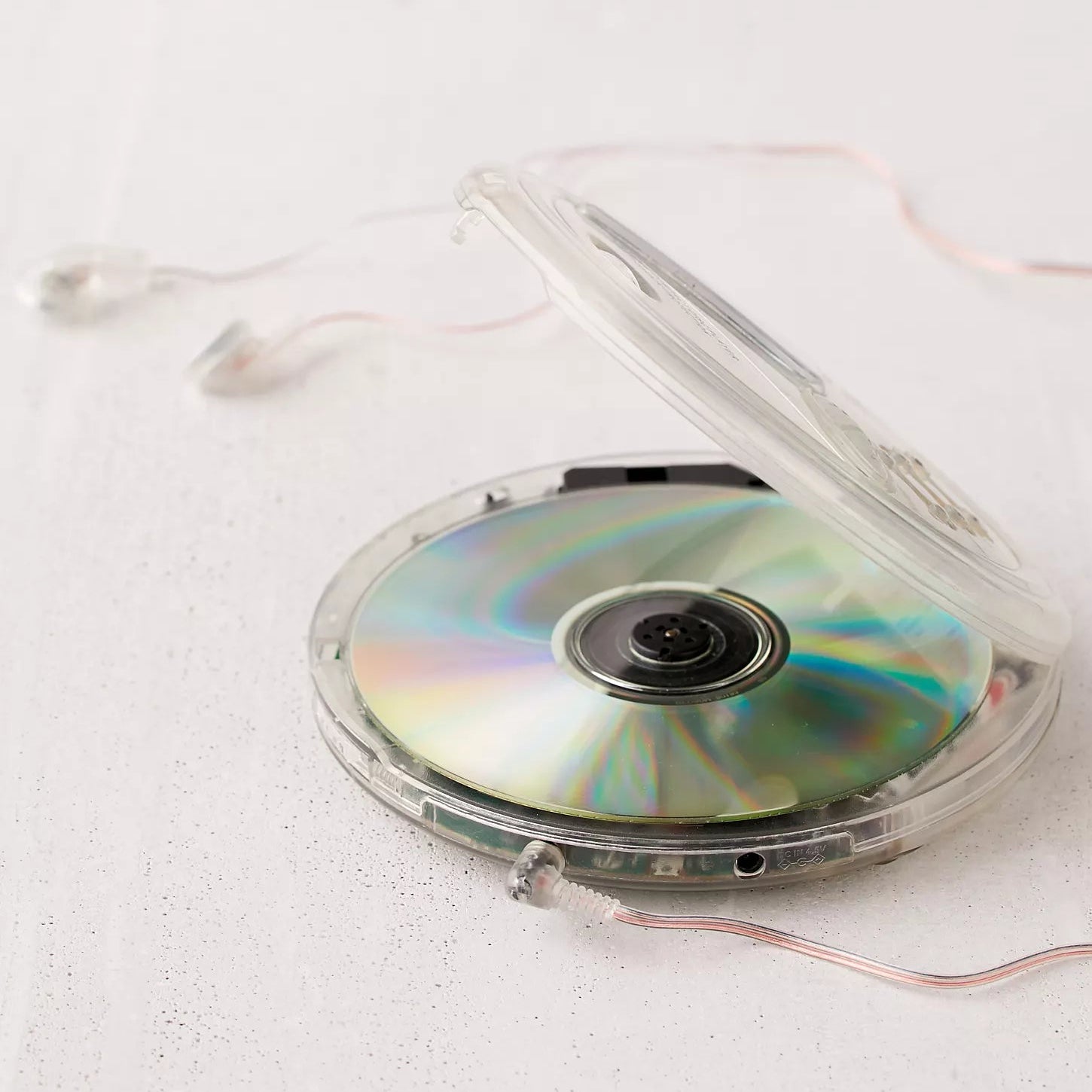 Clear Tech Retro CD Player