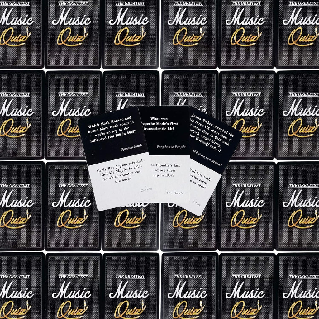 The Greatest Music Quiz Tin Trivia Game