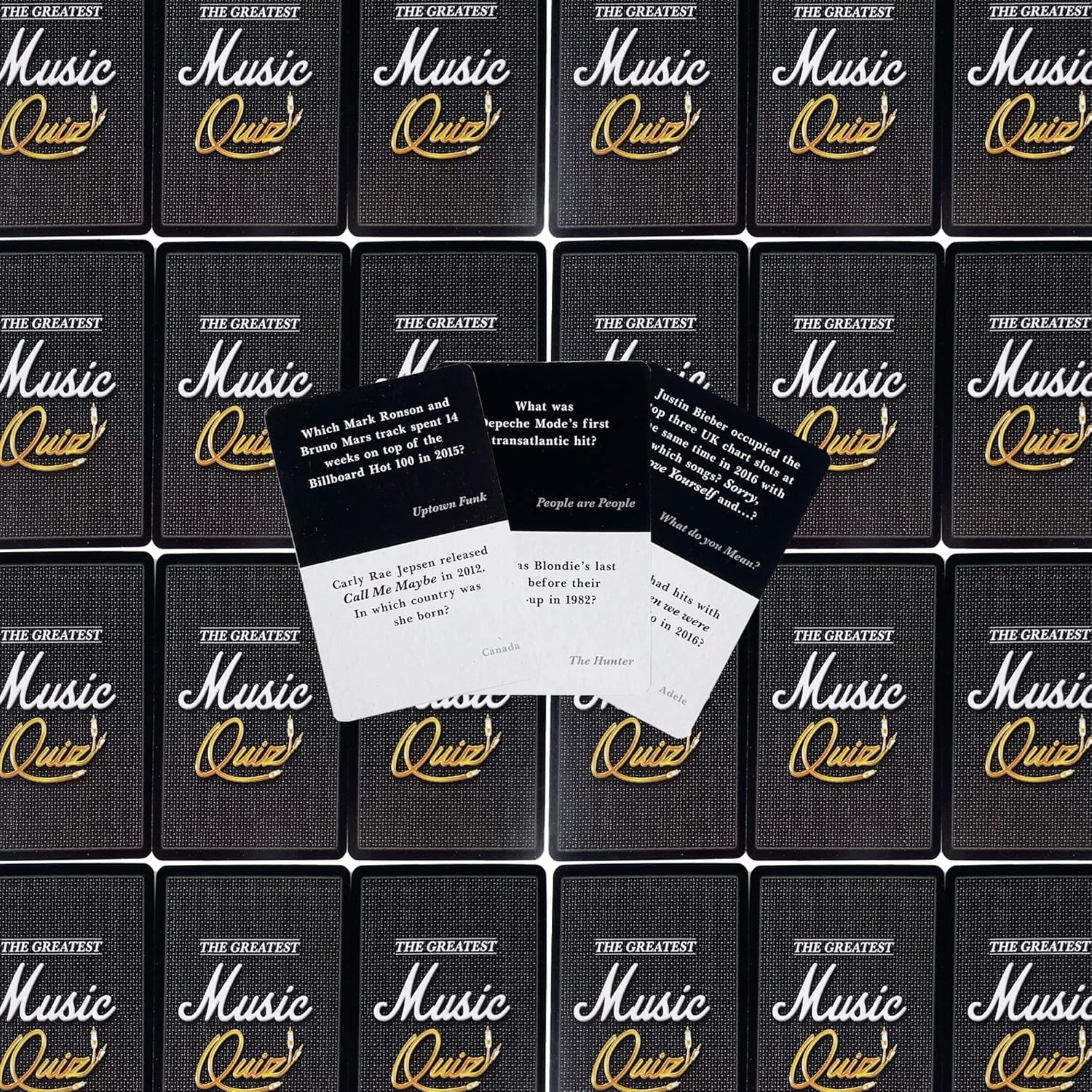 The Greatest Music Quiz Tin Trivia Game