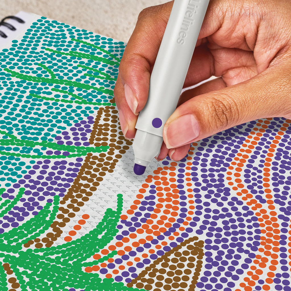 Dot-By-Letter Landscapes FlowArt Pads