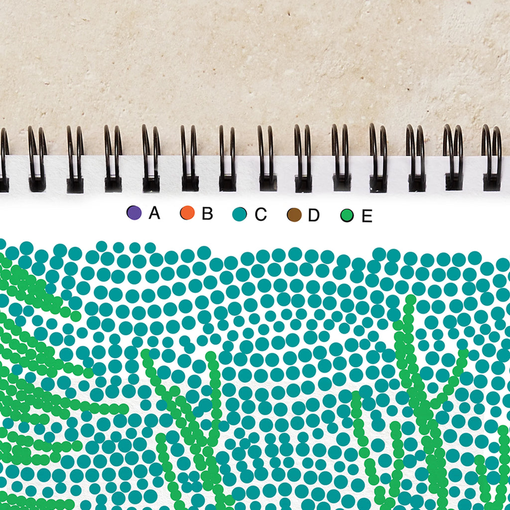Dot-By-Letter Landscapes FlowArt Pads