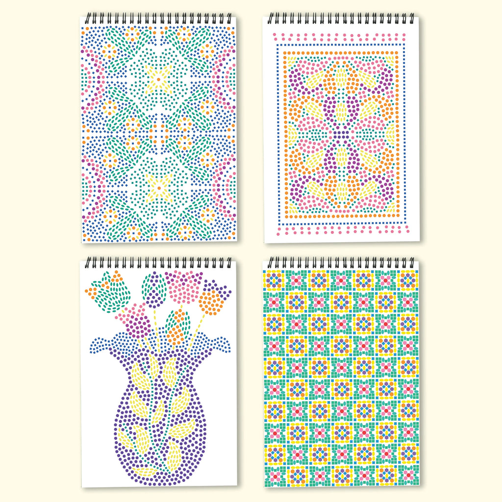 Dot-By-Letter Mediterranean FlowArt Pads