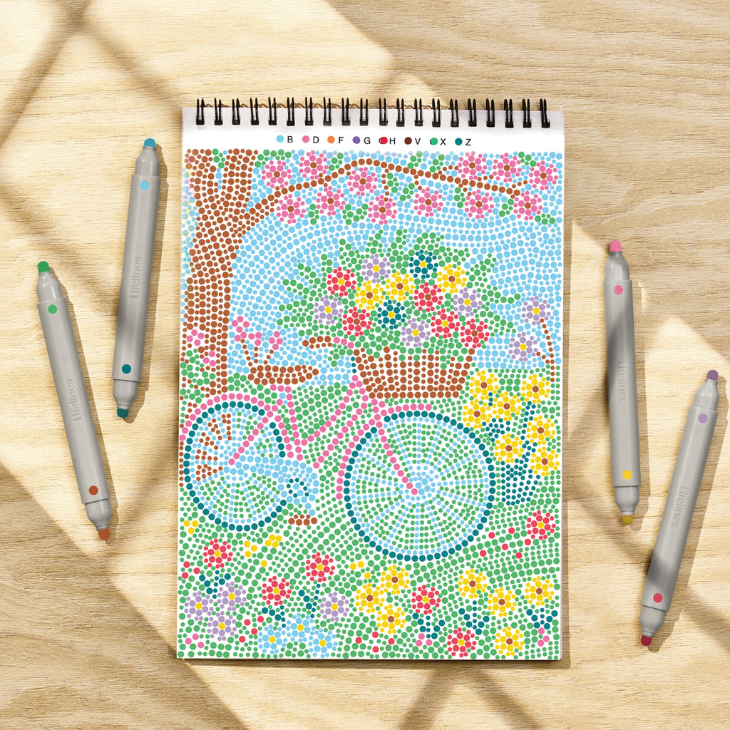 Dot-By-Letter Cozy Cottage FlowArt Pads