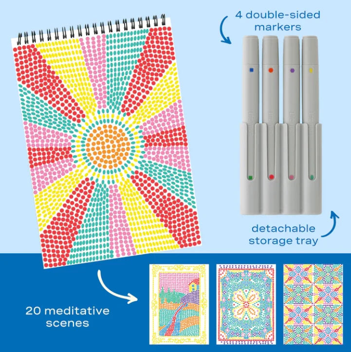 Dot-By-Letter Mediterranean FlowArt Pads