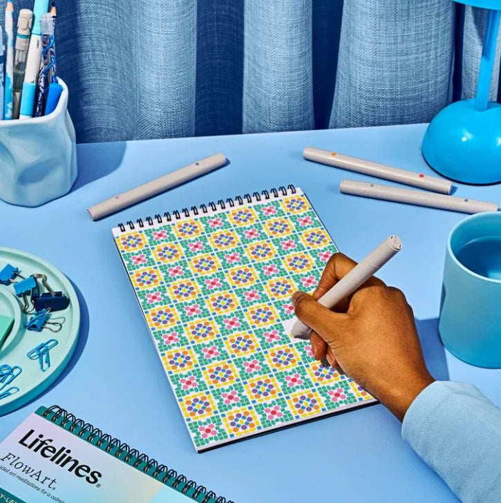 Dot-By-Letter Mediterranean FlowArt Pads