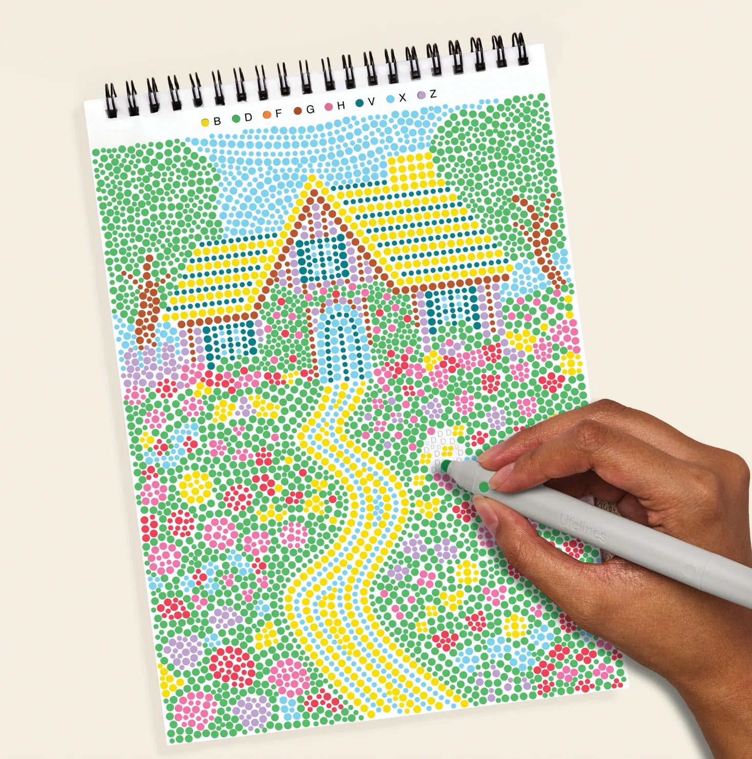Dot-By-Letter Cozy Cottage FlowArt Pads