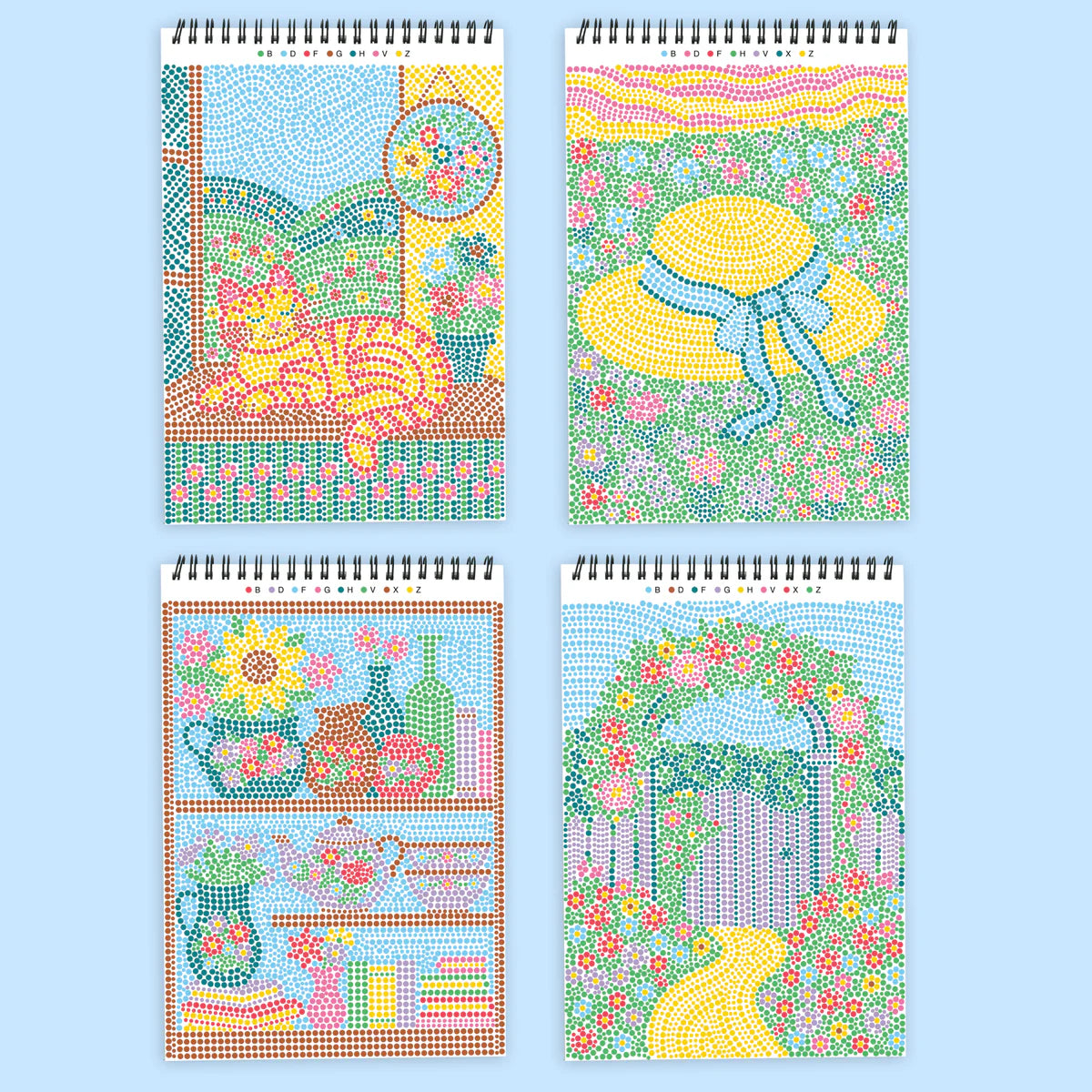 Dot-By-Letter Cozy Cottage FlowArt Pads