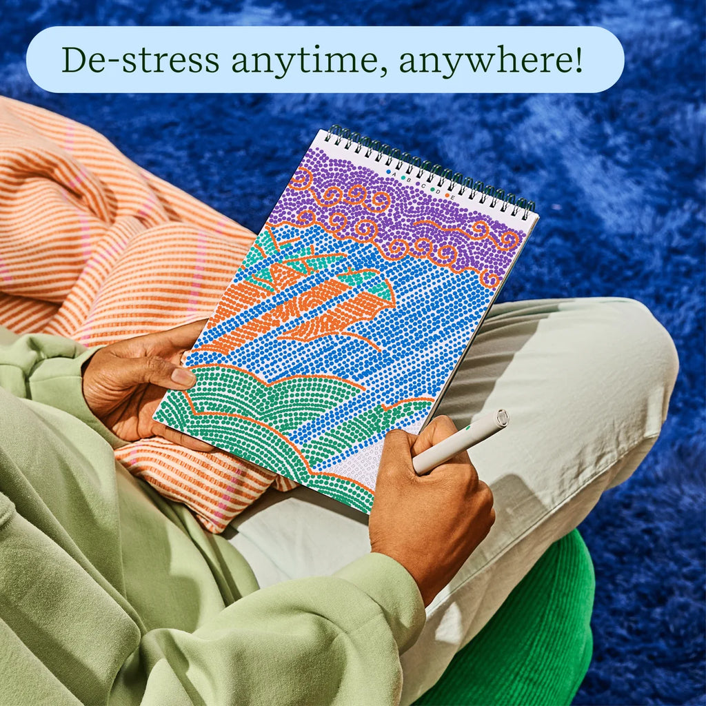 Dot-By-Letter Landscapes FlowArt Pads