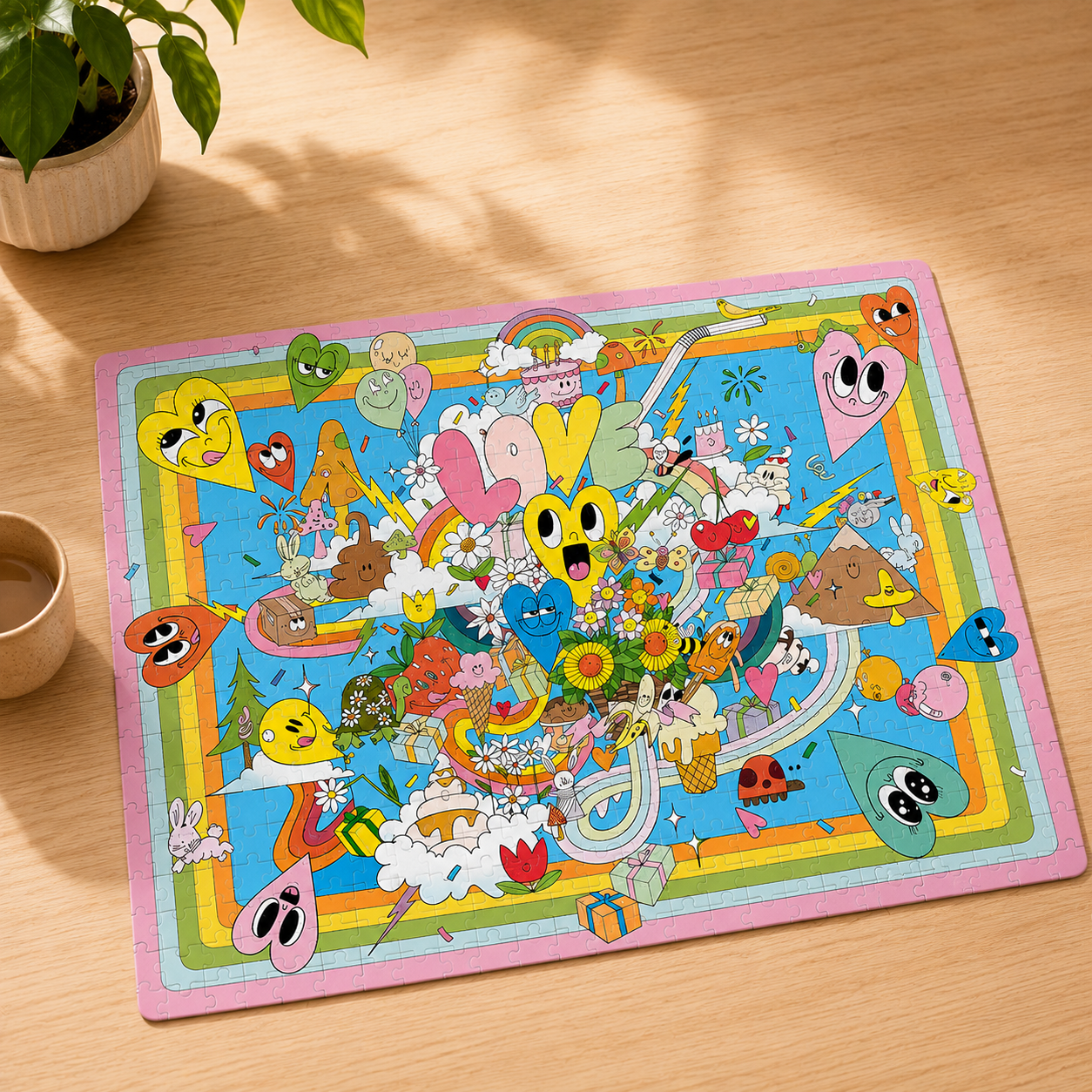 Sweet Hearts 500-Piece Jigsaw Puzzle