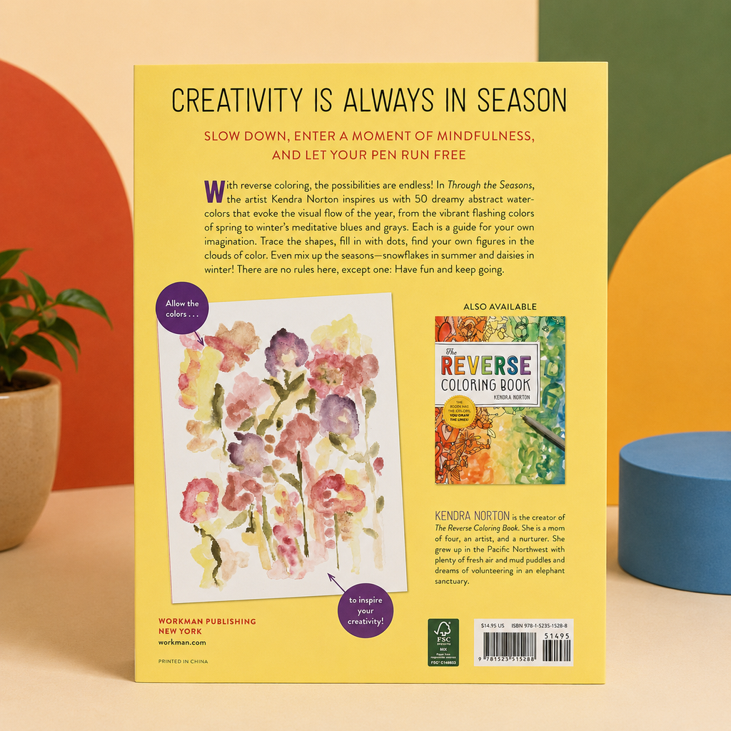 The Reverse Coloring Book: Through the Seasons